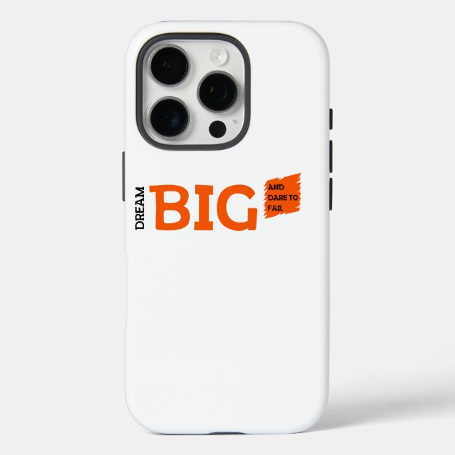 Dream Big Motivation Case-Mate iPhone Case (Back)