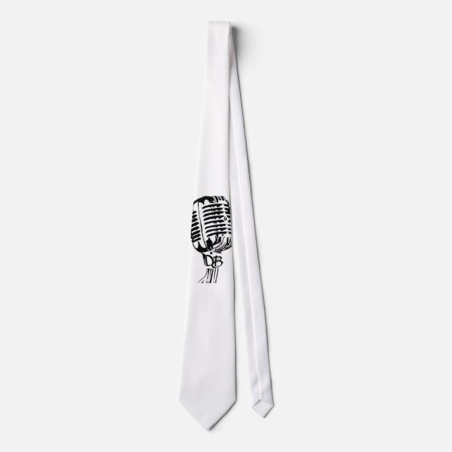 Dream Big Old School Mic Tie (Front)