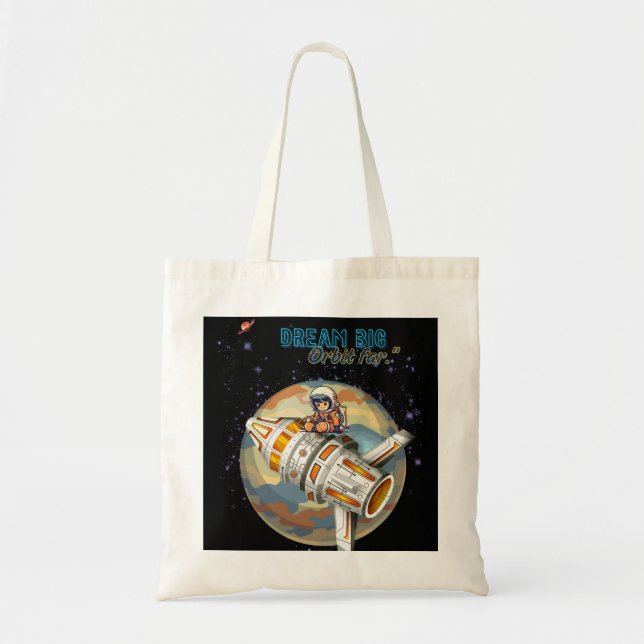 DREAM BIG ORBIT FAR TOTE BAG (Front)