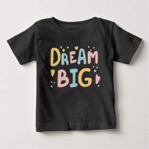 Dream Big Pastel Hearts Baby T-Shirt