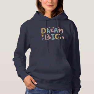 Dream Big Pastel Hearts Hoodie