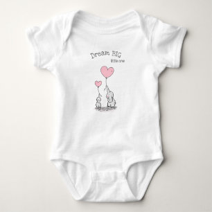Dream Big Personalised Baby Bodysuit