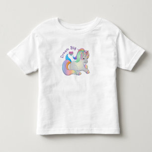 Dream Big Rainbow Unicorn Toddler T-Shirt