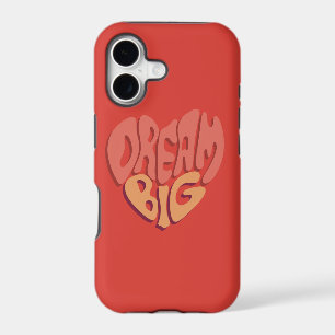 Dream Big: Red Heart Powerful Slogan