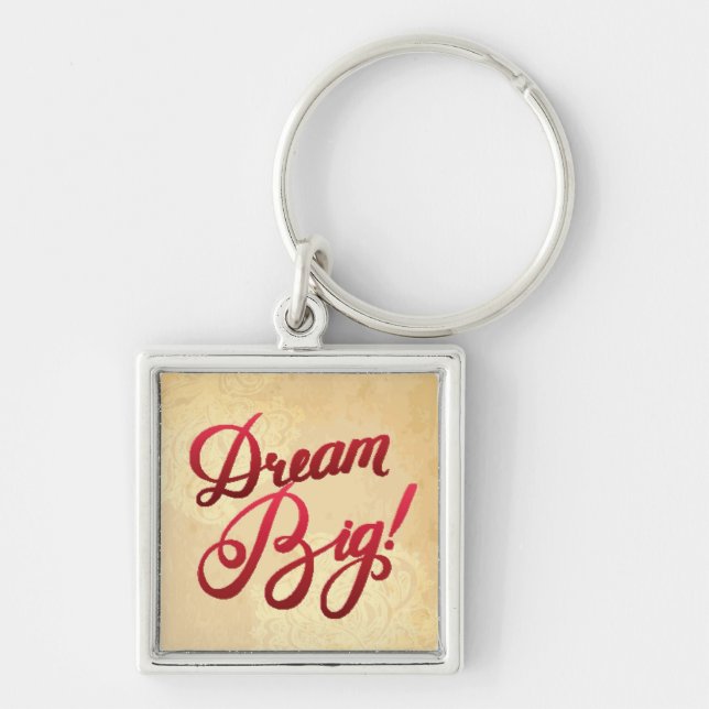 Dream Big Red Key Ring (Front)