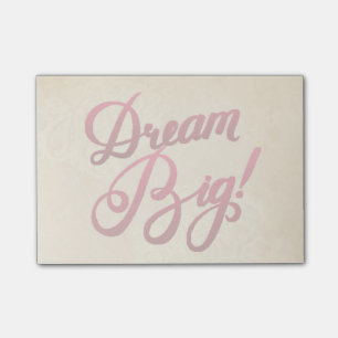 Dream Big Red Post-it Notes