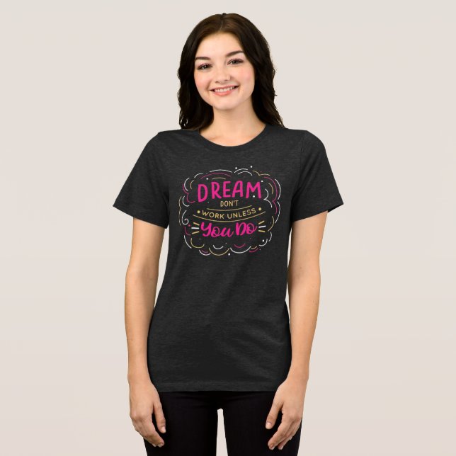 Dream Big Retro Tri-Blend Tee (Front Full)