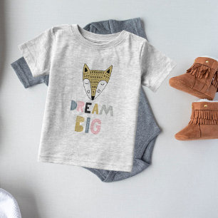 Dream Big Scandinavian Fox   Baby T-Shirt