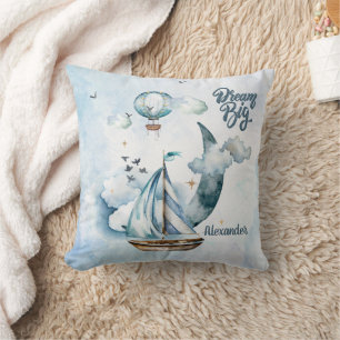 Dream Big Ship in the ocean Customisable Cushion