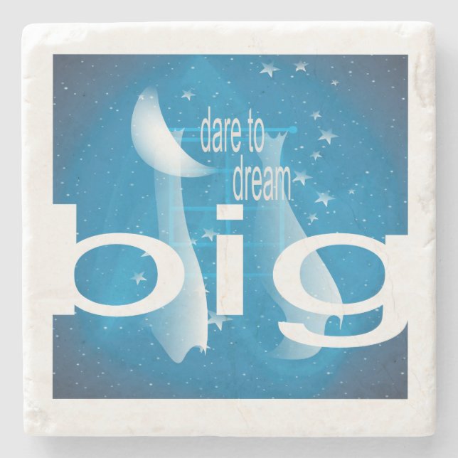 Dream Big Stone Coaster (Front)