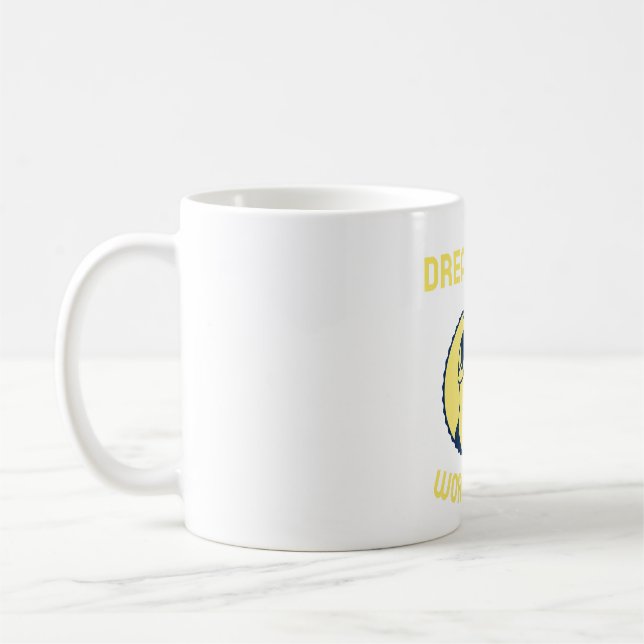 Dream Big Work Hard Motivational Back to School Coffee Mug (Left)