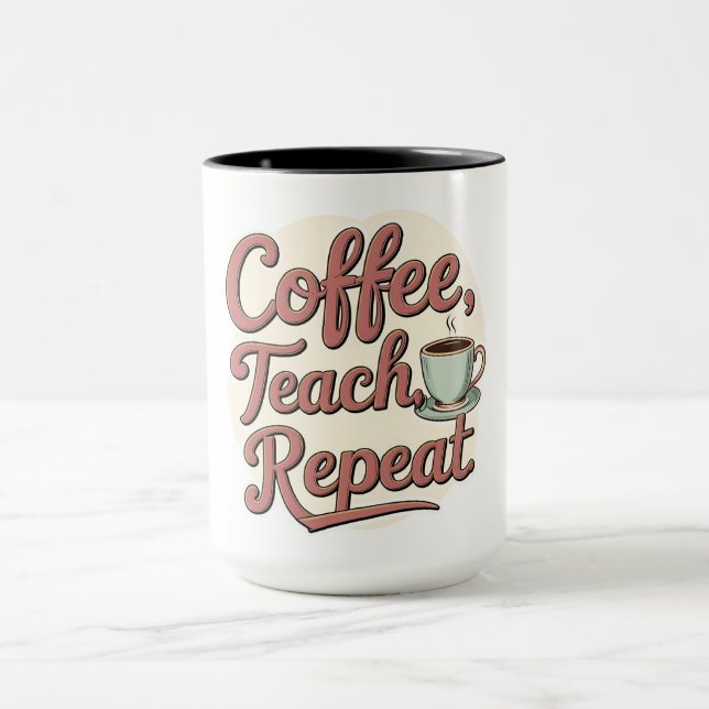 Dream Big Work Hard Motivational Back to School  Mug (Center)