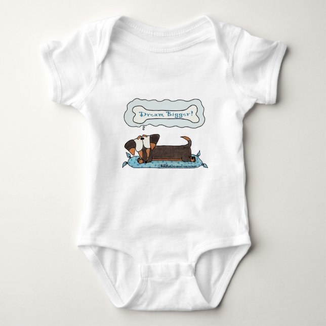 Dream Bigger Baby Bodysuit (Front)