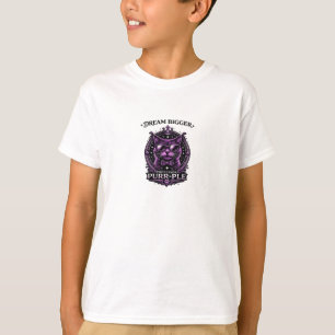Dream Bigger – Professor Purr-Ple Graphic T-Shirt