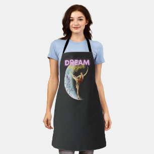 Dream Bigger Vintage Ballet Dancer  Apron