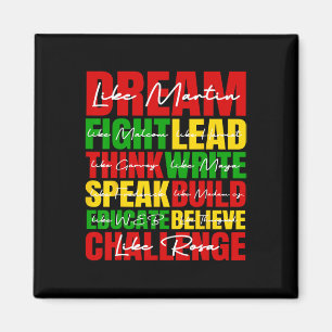 Dream Black History Month Juneteenth African Ameri Magnet