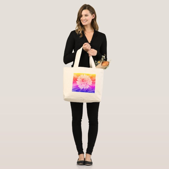Dream Blooms Tote Bag (Front (Model))