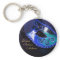 Dream Blue Masquerade Mask Inspirational Keychain