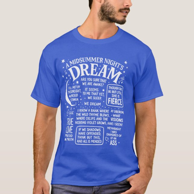 Dream Bold – Shakespeare Magic Tee (Front)