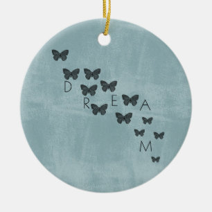 Dream Butterflies Ceramic Tree Decoration