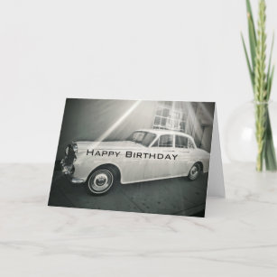 Happy Birthday Classic Car Greeting Gifts on Zazzle AU