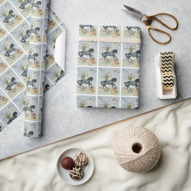 "Dream Carousel" Wrapping Paper (Crafts)