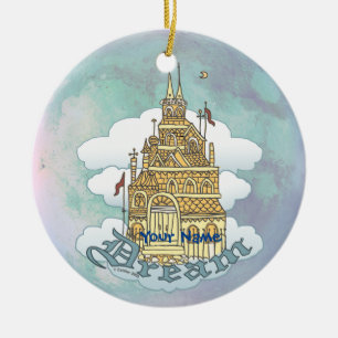 Dream Castle Ceramic Ornament