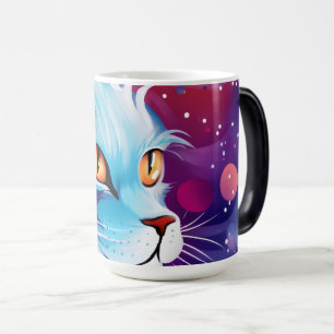 Dream Cat Abstract world of colours Magic Mug