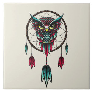 Dream catcher Background Ceramic Tile