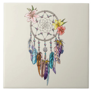 Dream catcher Background Ceramic Tile