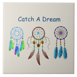 Dream catcher Background Ceramic Tile