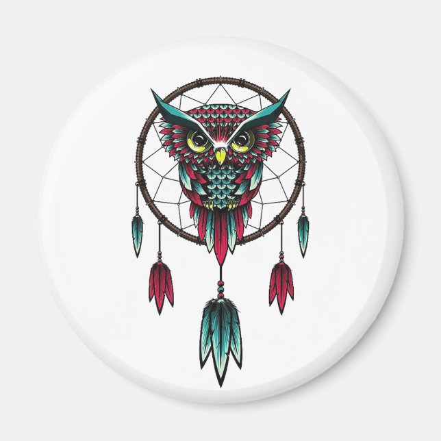 Dream catcher Background  Magnet (Front)