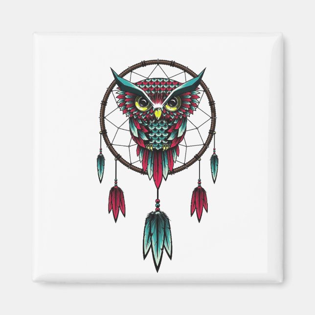 Dream catcher Background  Magnet (Front)