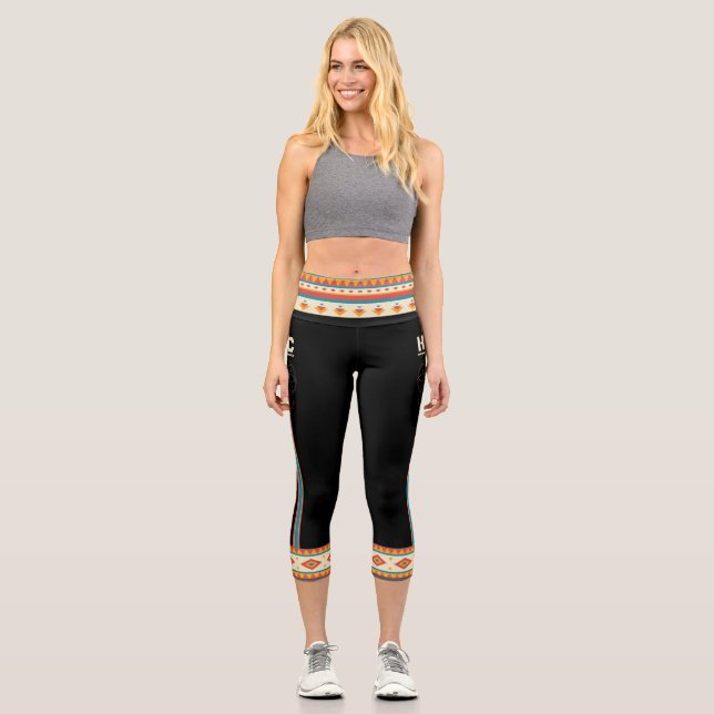 Dream Catcher Capri Leggings (Front)