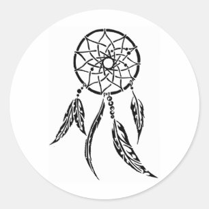 Dream Catcher Classic Round Sticker