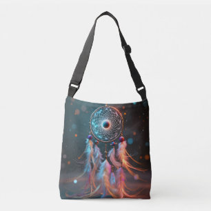 Dream Catcher Crossbody Tote Boho All-Over Print