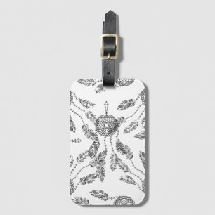 Dream Catcher Design Luggage Tag