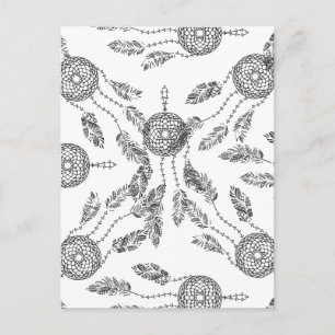 Dream Catcher Design Postcard