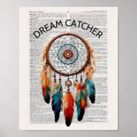 Dream catcher - Dictionary page art work