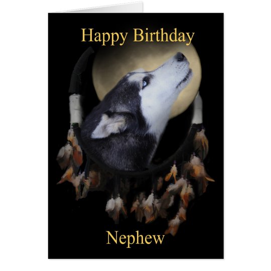 Dream Catcher Happy Birthday Nephew Card