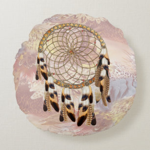 Dream Catcher Home Decor Round Cushion