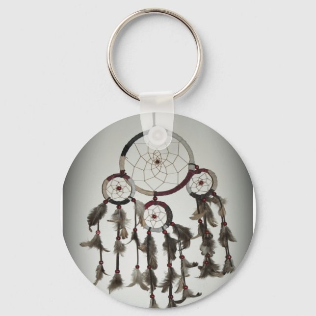 Dream Catcher keychain. Key Ring (Front)