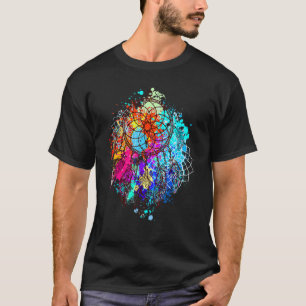 Dream Catcher Native American Feathers Tribal Drea T-Shirt