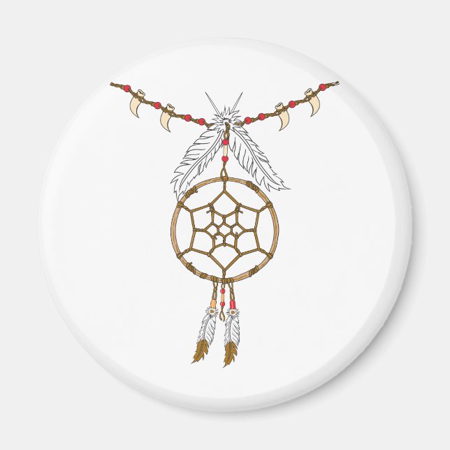 Dream Catcher Necklace Magnet (Front)