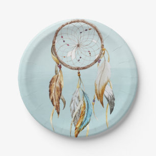 Dream Catcher Paper Plate