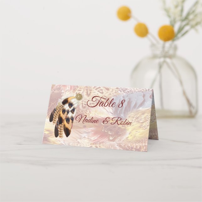 Dream Catcher  Place Card (Front)