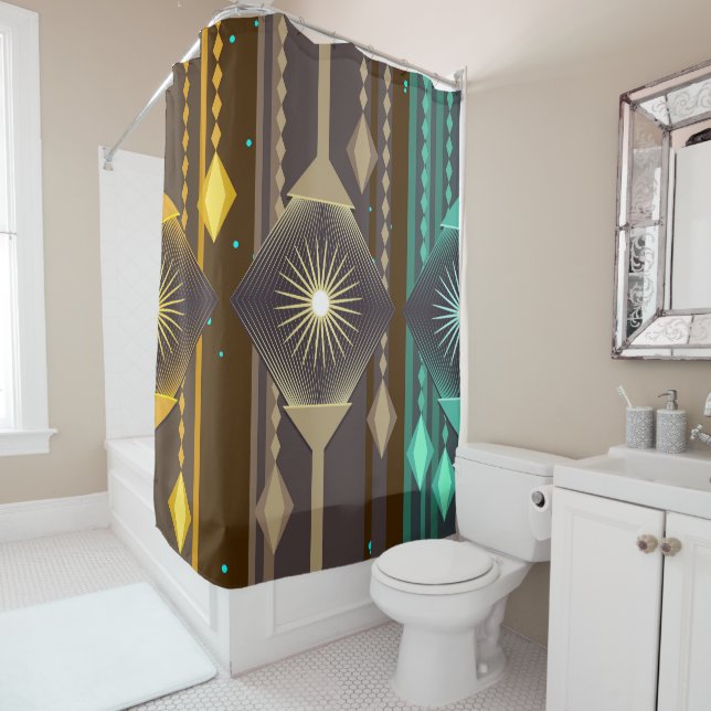 Dream catcher shower curtain (In Situ)
