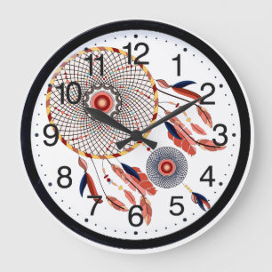 Dream Catcher Southwestern wall clock