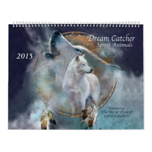 Dream Catcher Spirit Animal Art Calendar 2015