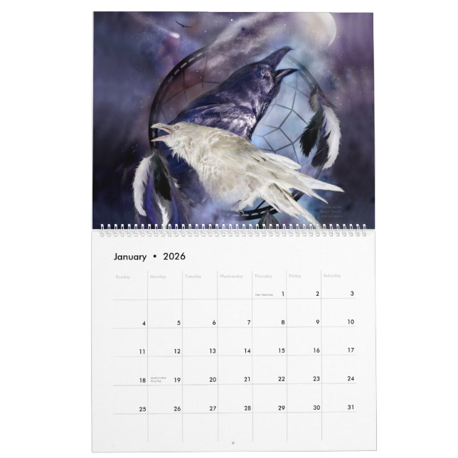Dream Catcher - Spirit Animals 2 Art Calendar 2012 (Jan 2026)